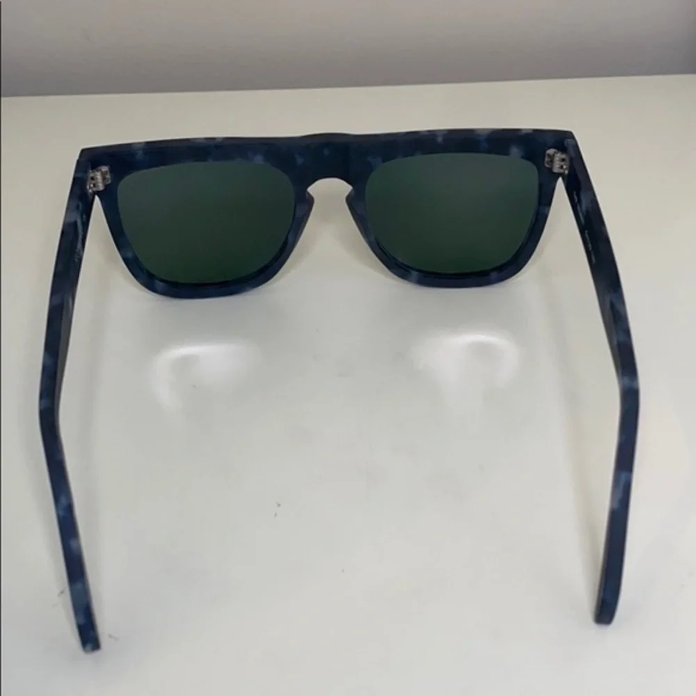 Komono Bennet Matte Indigo Demi Sunglasses blue